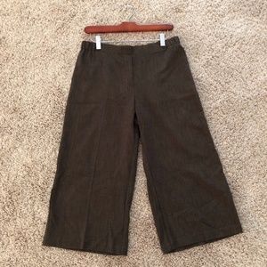 Duet Designs Black/Brown Dressy Maternity Culottes